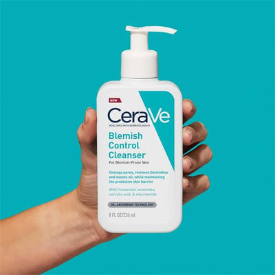 CeraVe Blemish Control Face Cleanser with 2% Salicylic Acid & Niacinamide (236ml)