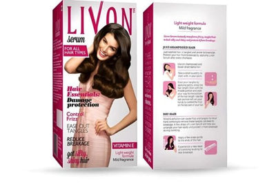 Livon Hair Serum – Damage Protection with Vitamin E