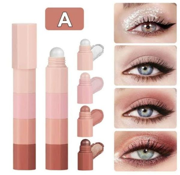 (one Pcs ) 4 In 1 Eye Makeup Pen (random Color)