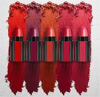 2 Pack 5-in-1 Lipstick – 5 Shades, Matte Finish