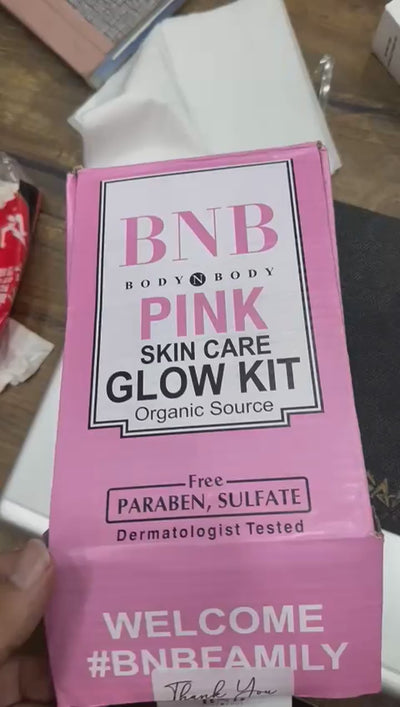 Bnb Pink Glow Kit ( Toneup Facewash + Saffron Mask + Pink Glow Sunscreen)