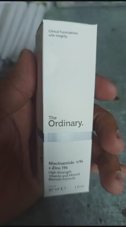 (pack Of 2 ) The Ordinary Niacinamide 10% + Zinc 1 % (30ml )