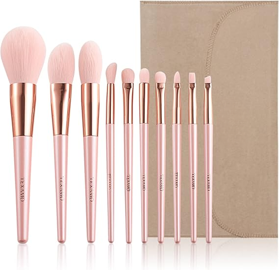 "Sweet Beauty 10-Piece Makeup Brush Set"