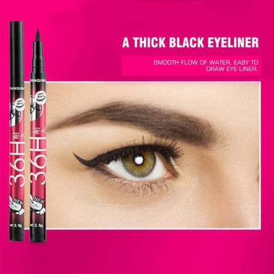 "Yanqina 2-in-1 Black Liquid Eyeliner & 3D Mascara Set"